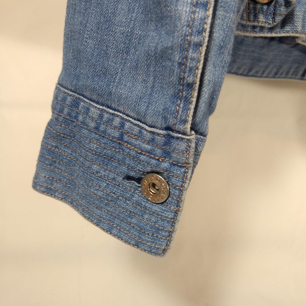 Dickies Blue Jean Jacket Denim Size Small Women - Picture 3 of 5